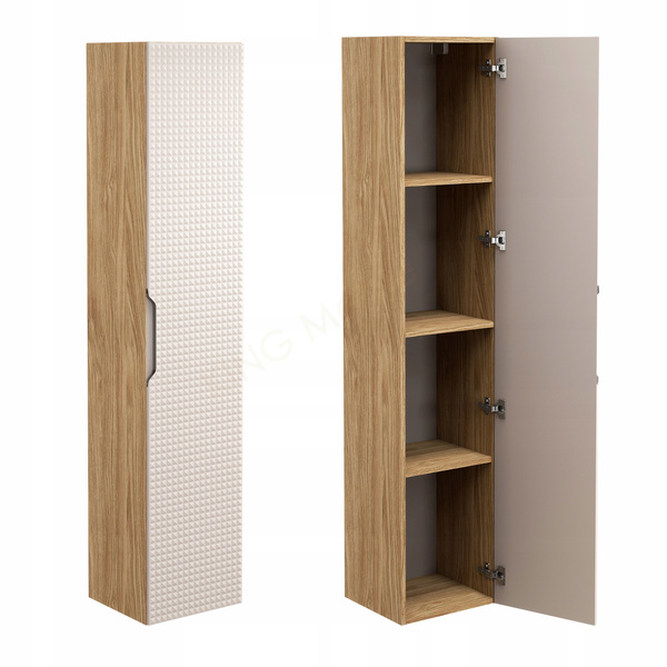Meble łazienkowe LUXOR BEIGE 120, Umywalki nablatowe, Beż, 2 KOLORY