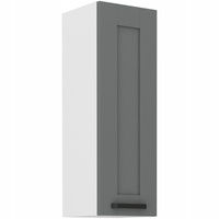 Szafka kuchenna górna LUNA 30 G-90 1F DUSTGREY / BIAŁY MAT