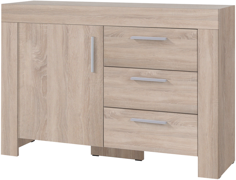 Komoda CEZAR 11, Komoda 120cm, Biała