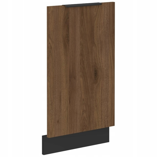 Front do zmywarki MONZA ZM 713 x 446 ORZECH OKAPI / CZARNY MAT