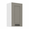 Meble kuchenne zestaw LUNA CLAY GREY / BIAŁY kuchnia szafki 260cm