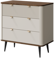 Komoda MARLY 11 90cm, Meble Pokojowe MARLY, KASZMIR / ORZECH