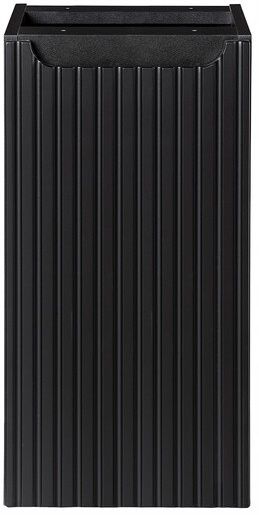 Szafka łazienkowa pod blat 30cm NOVA, 1 drzwi, Meble łazienkowe Czarny Mat