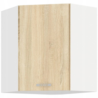 Szafka kuchenna dolna narożna SARA 58x58 GN-72 1F DĄB SONOMA/BIAŁY