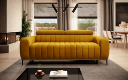 Sofa z funkcją spania GANDI C 227 cm, System włoski, Zagłówki