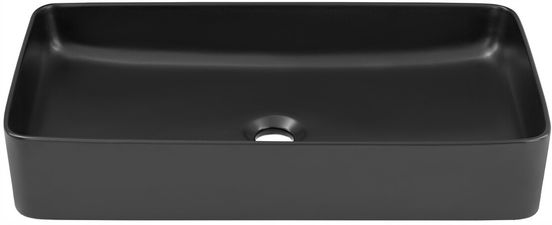 Umywalka nablatowa SLIM 60 Czarny Mat