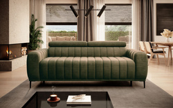 Sofa z funkcją spania GANDI A 187 cm, System włoski, Zagłówki