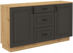 Komoda FLAWIA 150 2D3S Dąb Artisan / Grafit