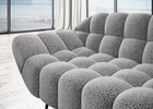 Nowoczesna Sofa GAPPA 2 200 cm, Wysokoelastyczna Pianka, Sprężyny