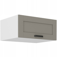 Szafka kuchenna górna LUNA 80 NAGU-36 1F CLAY GREY / BIAŁY MAT