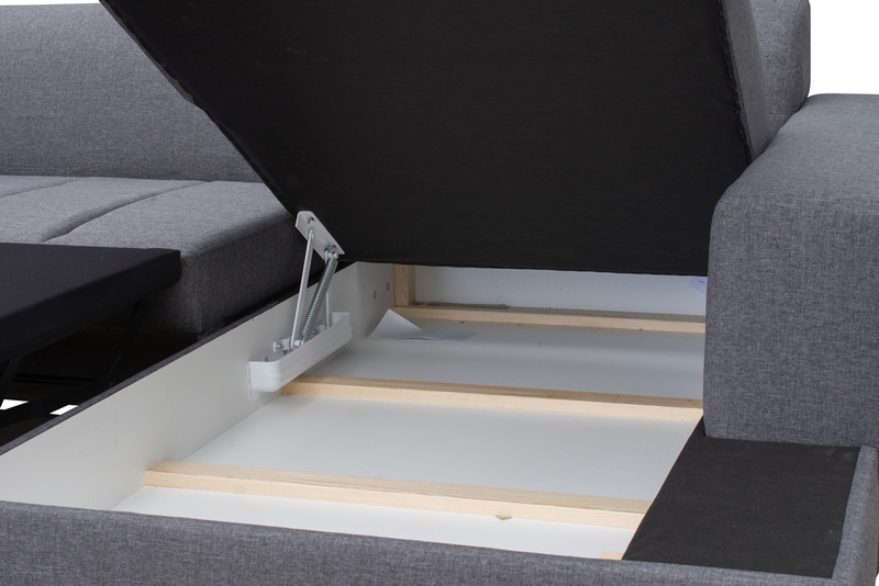 Narożnik z funkcją spania MISTRAL 260 cm, Rozkładany, Pojemnik