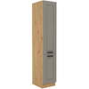 Szafka kuchenna słupek LUNA 40 DK-210 2F CLAY GREY / DĄB ARTISAN