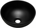 Umywalka nablatowa DOMI 32cm Czarny Mat