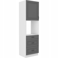 Szafka kuchenna STILO 60 DPS-210 3S 1F DUSTGREY/BIAŁY MAT