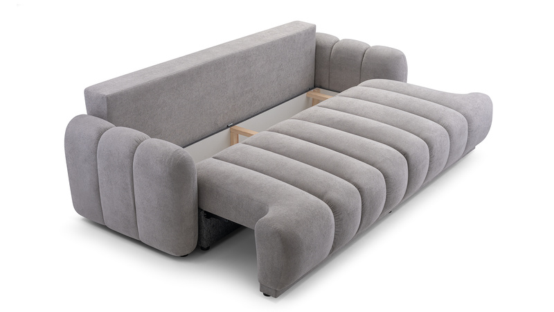 Kanapa Rozkładana, Sofa z funkcją spania CAMBIALE 240 cm, Wygodna
