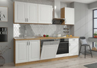 Front do zmywarki STILO ZM 713x596 BIAŁY MAT/DĄB ARTISAN