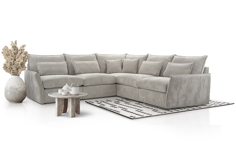 Narożnik ELDORADO 196 cm, Modułowy, Wygodny, Do Salonu, Rogówka