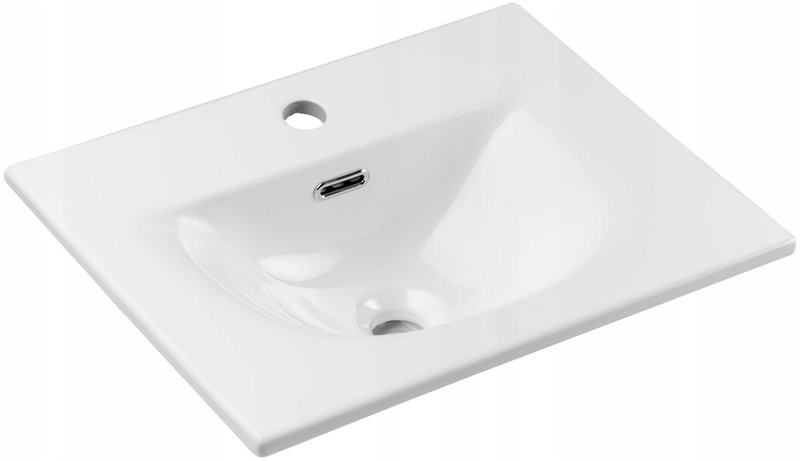 Zestaw meblowy 60cm z umywalką, drzwi, Meble łazienkowe NOVA Biały