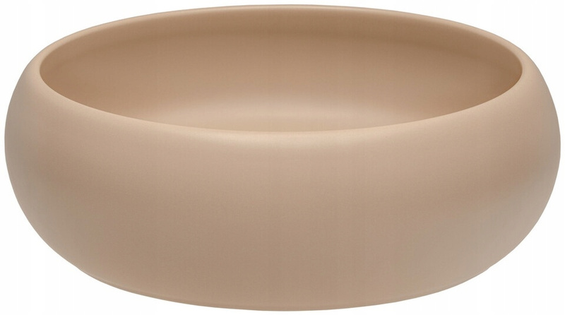Umywalka nablatowa WIKI 36cm Cappuccino Mat