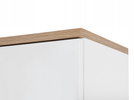 Szafka łazienkowa 810 35cm, Meble łazienkowe BALI Dąb Craft / Biały Połysk