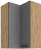 Szafka kuchenna górna LUNA 60x60 GN-90 2F (90°) DUSTGREY / DĄB ARTISAN
