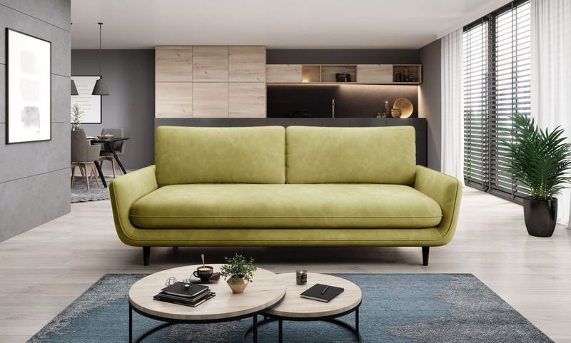 Sofa z funkcją spania SOLANO 230 cm, Rozkładana, Automat, Pojemnik