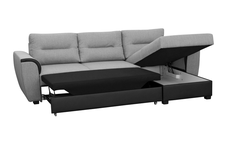 Narożnik z funkcją spania TOMEK 250 cm, Rozkładany, Rogówka