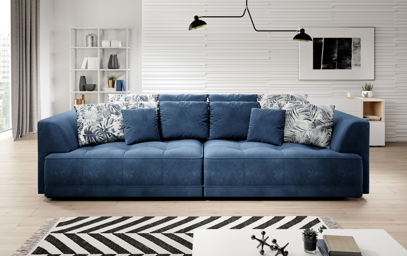 Sofa z funkcją spania TIGA BIGSOFA 302 cm, Elektryczny wysuw siedziska
