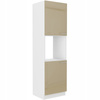 Szafka kuchenna LARA 60 DP-210 2F BIAŁY/CAPPUCCINO POŁYSK