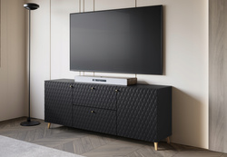 Szafka RTV PHUKET 181 Czarny Grafit Romby