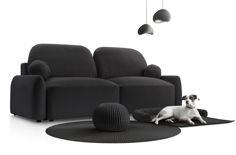 Kanapa Rozkładana, Sofa z funkcją spania SEVILLA 232 cm, Pokrowiec