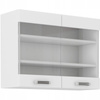 Meble kuchenne OMEGA zestaw mebli BIAŁY/CZARNY 260cm