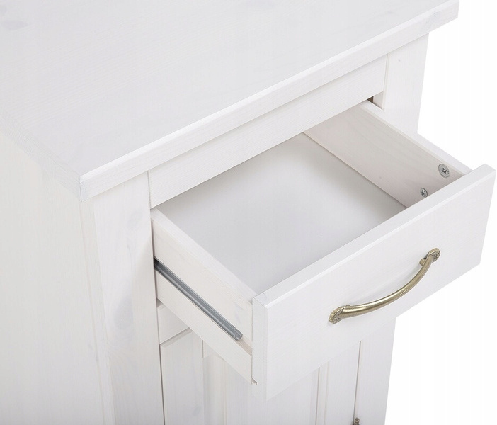 Szafka łazienkowa dolna 45cm drzwi szuflada Meble łazienkowe ROMANTIC Biały