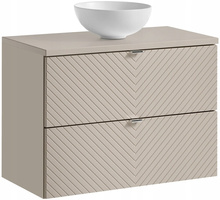 Zestaw mebli 80cm, blat, szuflady, umywalka, Meble łazienkowe VIVA Kaszmir