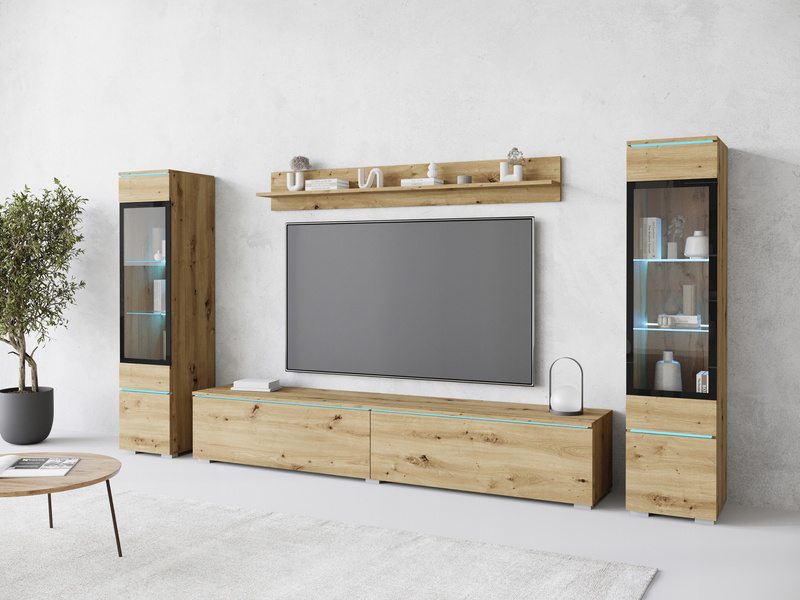Meblościanka Zestaw mebli VERA II salon Dąb Artisan