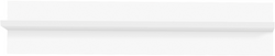 Półka wisząca CEZAR 25, Półka 100cm, Biała