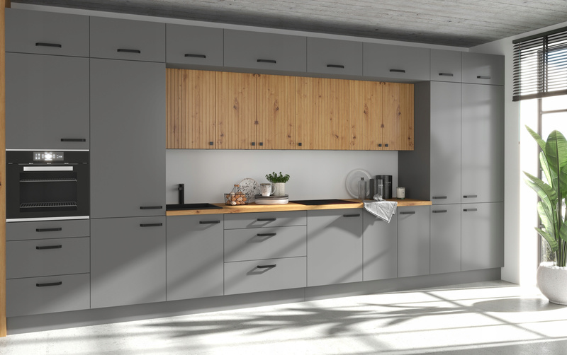 Szafka kuchenna NESSA 60 DPS-215 3S 1F ANTRACYT