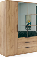 Szafa uchylna FLORENCJA 150 lustro DĄB CRAFT ZŁOTY