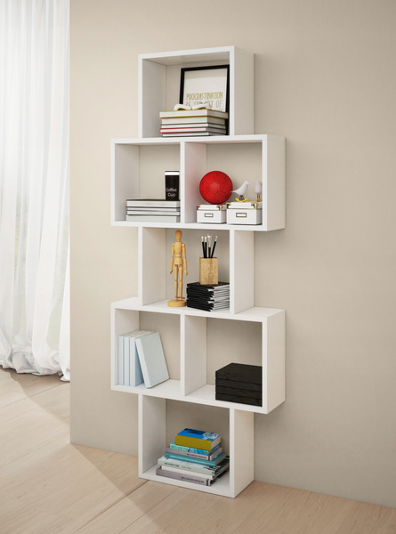 Półka wisząca / stojąca TRIO 001 Biała