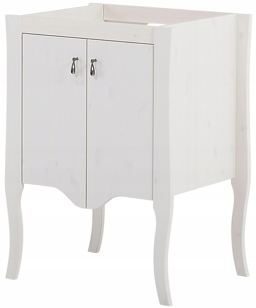Szafka pod umywalkę 60cm, Meble łazienkowe ELISABETH 820 Biały