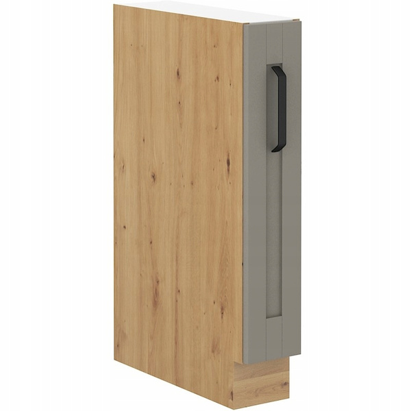 Szafka kuchenna dolna LUNA 15 D CARGO BB CLAY GREY / DĄB ARTISAN