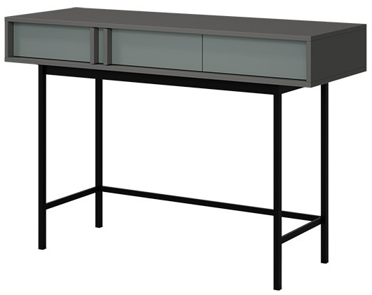 Konsola ALSY 11 123cm, Meble Pokojowe ALSY Antracyt / Dąb Olejowany