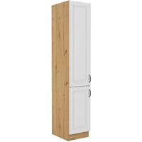 Szafka kuchenna STILO 40 DK-210 2F BIAŁY MAT/DĄB ARTISAN