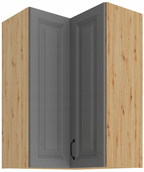 Szafa kuchenna górna STILO 60x60 GN-90 (90°) 2F DUSTGREY/DĄB ARTISAN