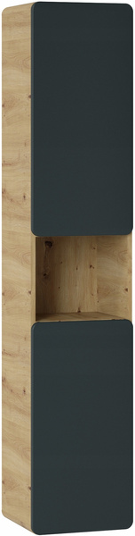 Szafka, Słupek 800 35cm, Meble łazienkowe ARUBA Dąb Craft / Szary Kosmos