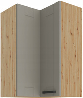 Szafka kuchenna górna LUNA 60x60 GN-90 2F (90°) CLAY GREY / DĄB ARTISAN