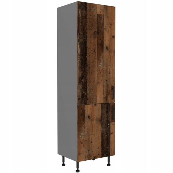 Szafka kuchenna słupek OLD STYLE 60 DK-215 2F OLD STYLE WOOD/ANTRACYT