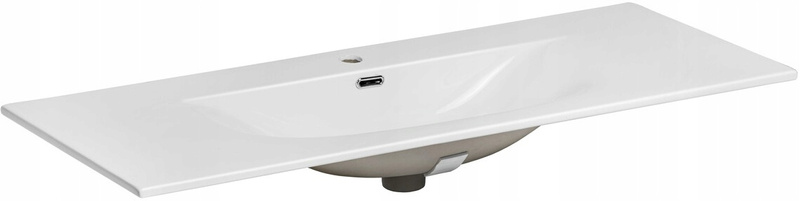 Zestaw meblowy 120cm z umywalką, Meble łazienkowe LUXOR Dąb Olejowany / Beż
