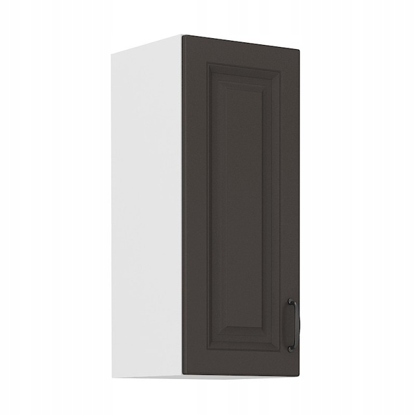 Szafka kuchenna górna STILO 30 G-72 1F GRAFIT MAT/BIAŁY MAT