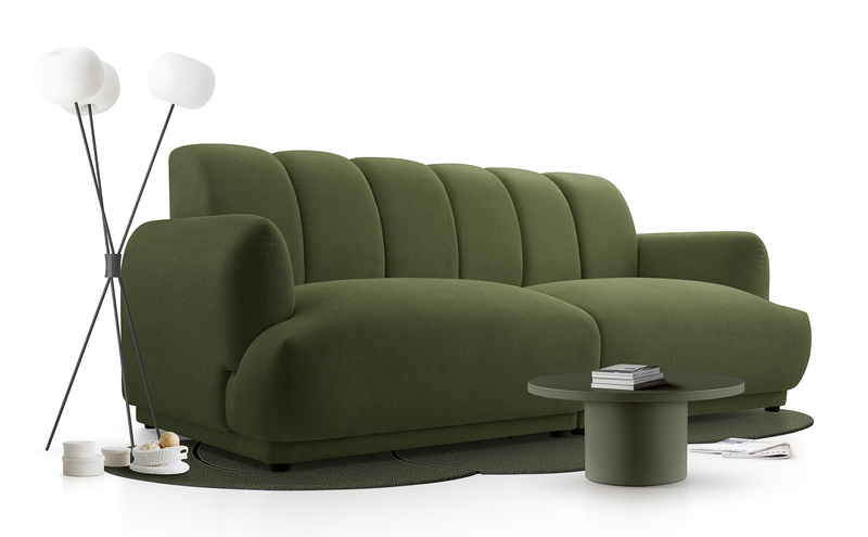 Wygodna Kanapa, Nowoczesna Sofa COLESTUS 204 cm